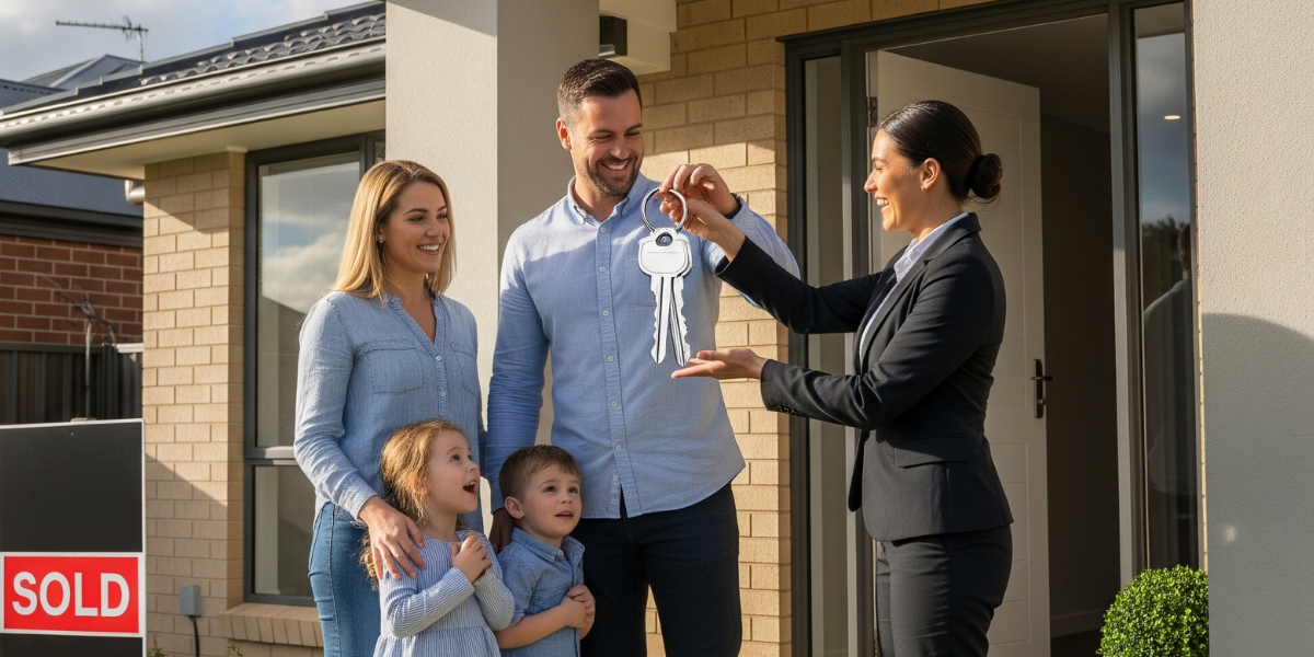 Família realizando sonhos com empréstimo imobiliário